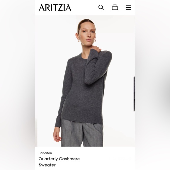 Aritzia Babaton Quaterly Casmere sweater - Bright Green XS - Picture 5 of 5